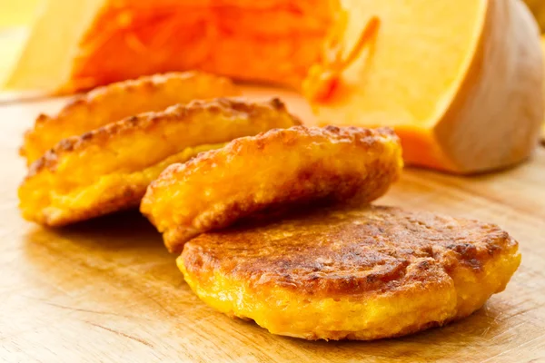 Pompoen pannenkoeken — Stockfoto