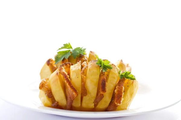 Batatas recheadas com bacon — Fotografia de Stock