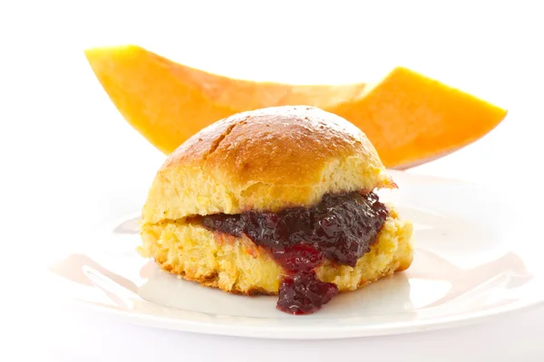 Pumpkin buns — Stock Photo, Image