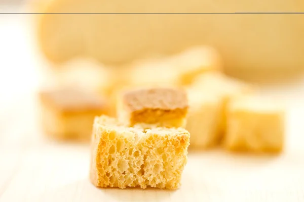 Croutons de pão — Fotografia de Stock