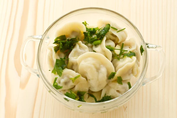 Pelmeni. — Foto de Stock