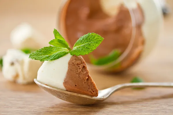 Gelatina di cioccolato al latte — Foto Stock