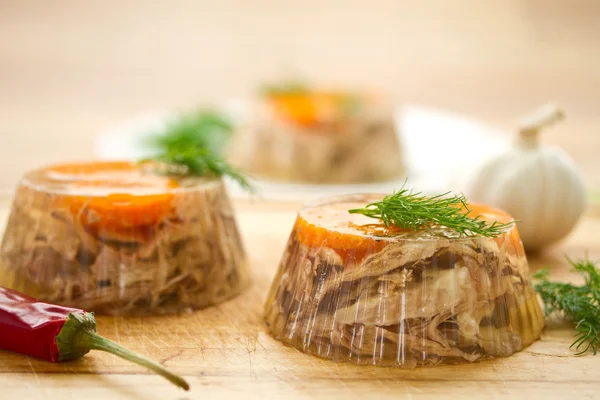 Carne aspic — Foto de Stock