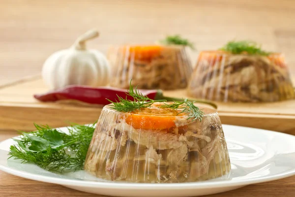 Meat aspic — Stock Photo, Image