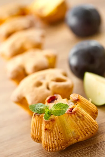 Muffins com fruto Imagem De Stock