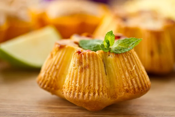 Muffins com fruto — Fotografia de Stock