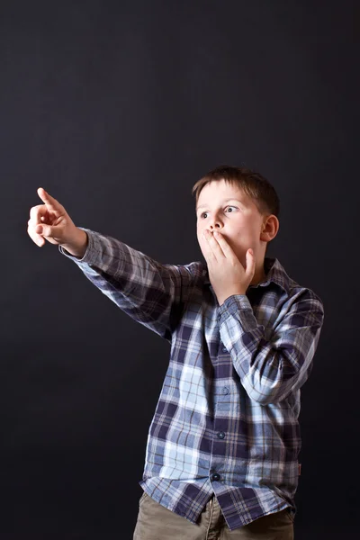 Surprised boy — Stock fotografie