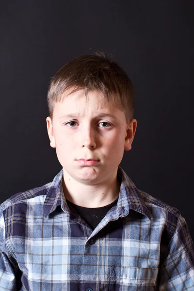 Retrato de un niño herido —  Fotos de Stock