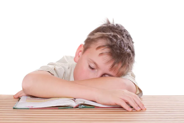 Φοιτητής που κοιμάται στην τάξη — Φωτογραφία Αρχείου