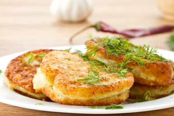 Potato pancakes — Stock Photo, Image