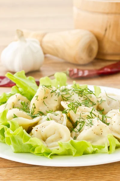 Pelmeni. — Foto de Stock