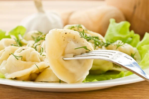 Pelmeni. — Foto de Stock