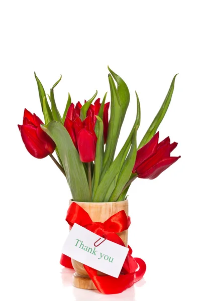 Tulipanes rojos — Foto de Stock