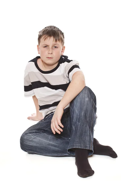 Teen T-shirt and jeans — Stock Photo, Image