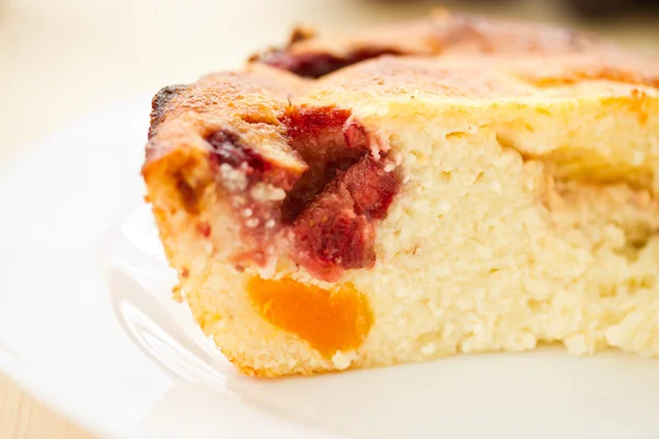 Cottage cheese casserole — Stock Photo, Image