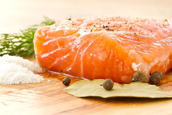 Salmone salato — Foto Stock