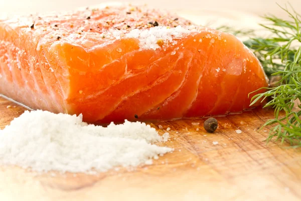 Salted salmon — Stock Photo, Image