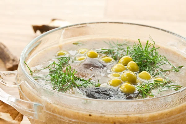 Puree van plantaardige soep — Stockfoto