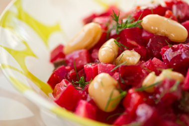 fasulye pancar salatası