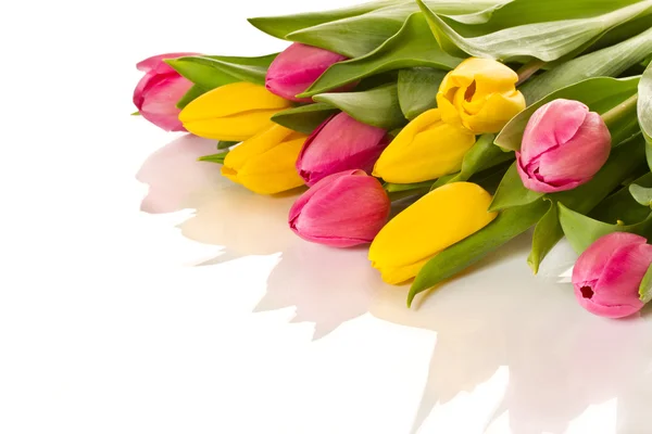 Beautiful bouquet of tulips — Stock Photo, Image