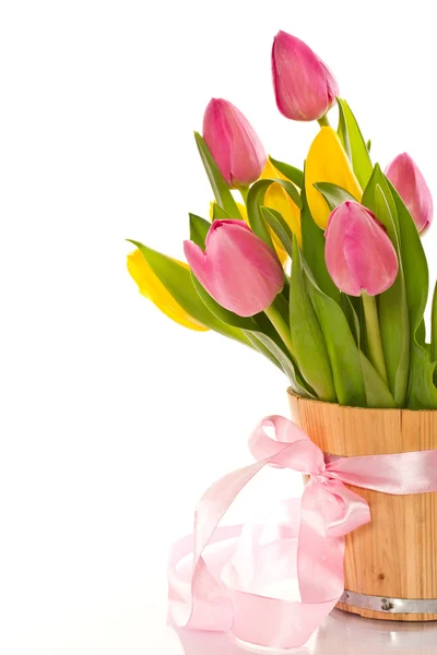 Beautiful bouquet of tulips — Stock Photo, Image