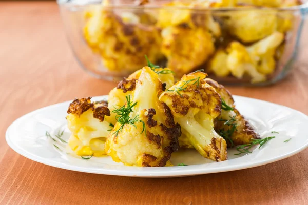 Cauliflower fried in batter — Stock Photo, Image