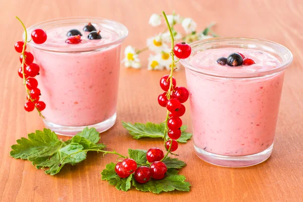 Batido de grosella roja — Foto de Stock