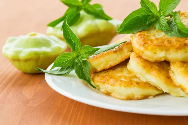 Squash fritters — Stockfoto