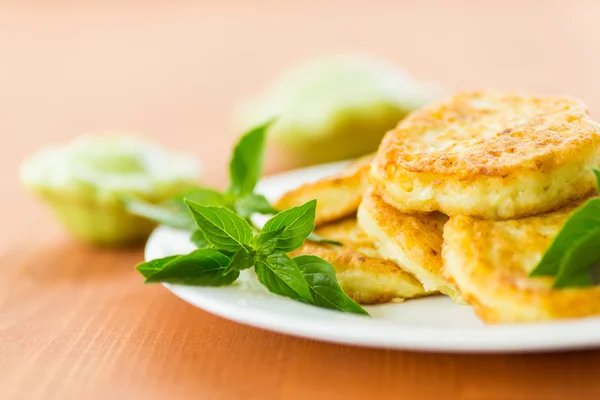 Squash fritters — Stockfoto