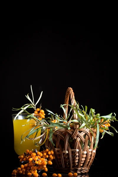 Sea buckthorn tea — Stock Photo, Image