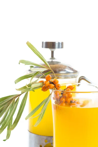 Sea buckthorn tea — Stock Photo, Image