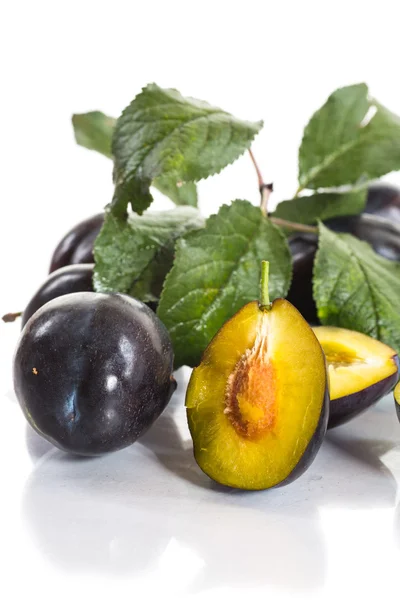 Rip plums — Stock Photo, Image