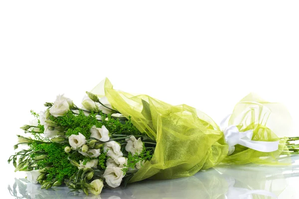 Bouquet of eustoma flowers — Stock Photo, Image