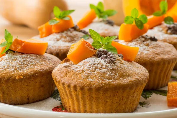 Dýňové muffiny — Stock fotografie