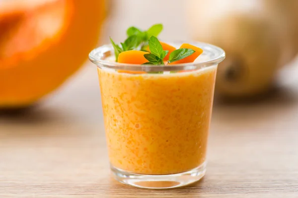 Pompoen smoothies — Stockfoto