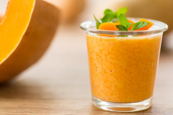 Pumpkin smoothies Royalty Free Stock Images