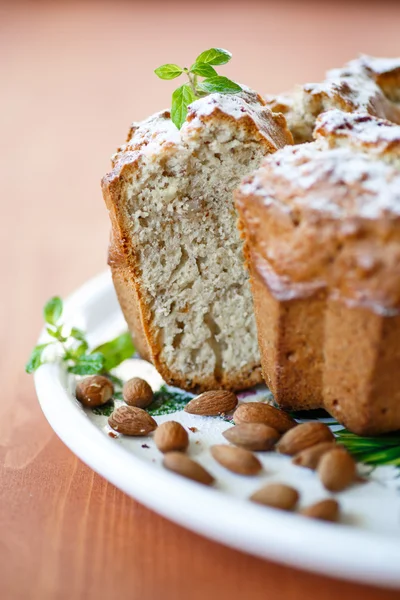 Mandelkuchen — Stockfoto