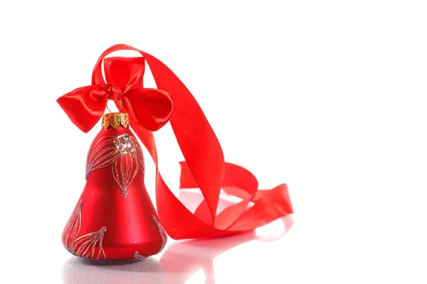Red Christmas bell — Stock Photo, Image