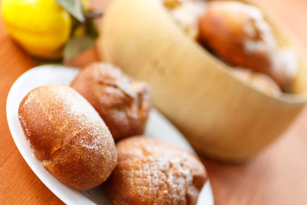 Donuts with quince — Stock Photo, Image