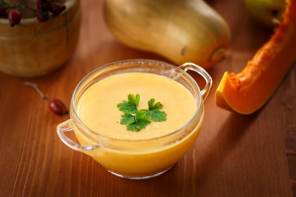 Sopa de calabaza — Foto de Stock