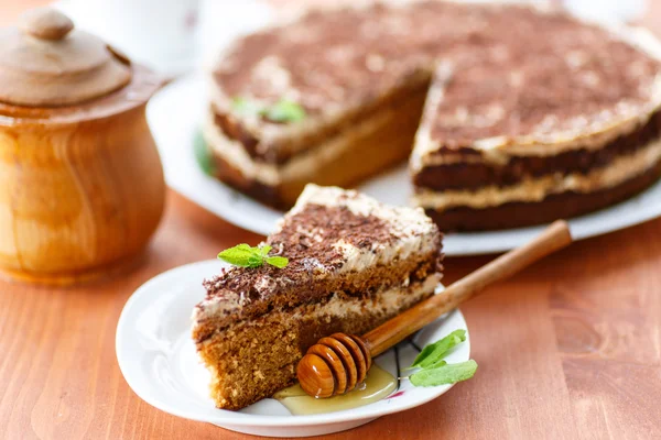 Honey cake — Stock Photo, Image