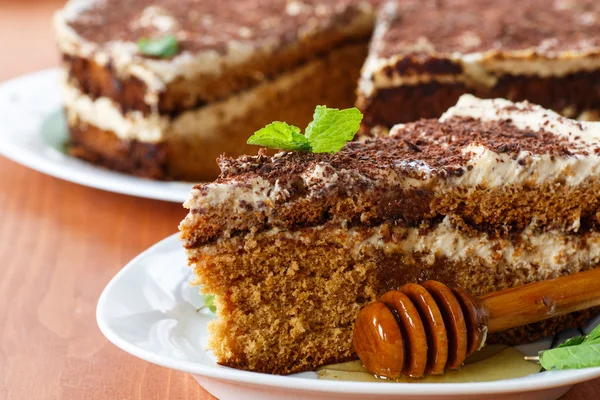 Honey cake — Stock Photo, Image