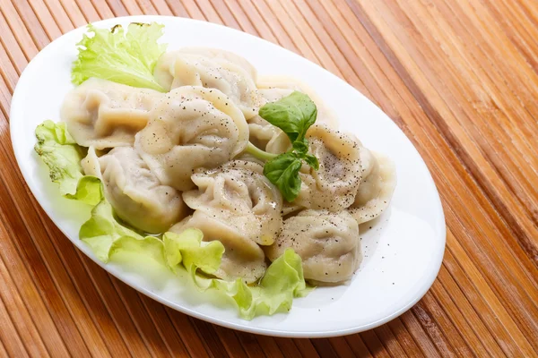 Βραστή pelmeni — Φωτογραφία Αρχείου