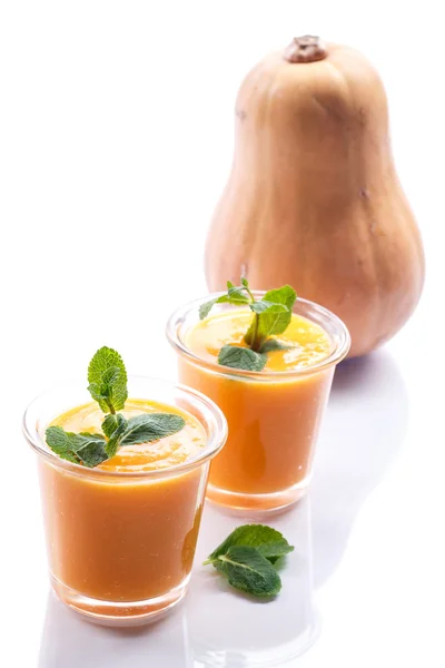 Zoete pompoen smoothies — Stockfoto