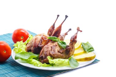 kavrulmuş bıldırcın