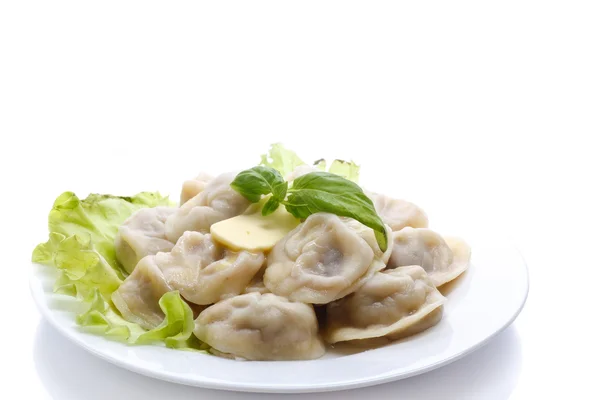 Βραστή pelmeni — Φωτογραφία Αρχείου