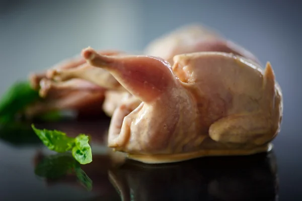 Raw quail — Φωτογραφία Αρχείου