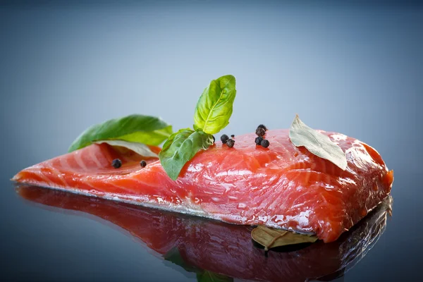 塩蔵の鮭の切り身 — ストック写真