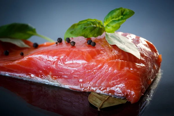 Filetes de salmón salado — Foto de Stock