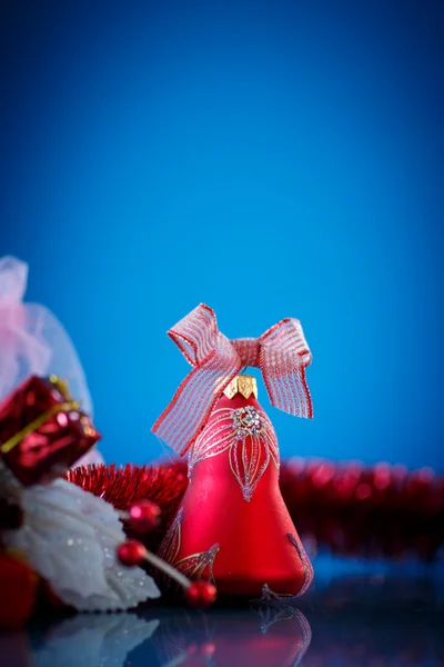 Red Christmas ball — Stock Photo, Image